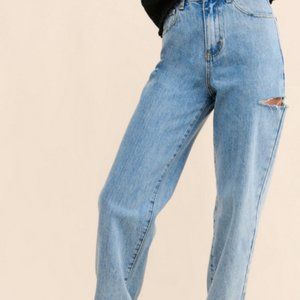 GREY LAB SPLIT JEANS